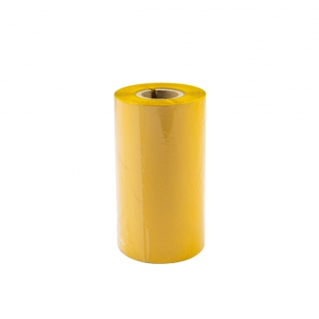 TTR vosková páska, 110mm žltá, 300m